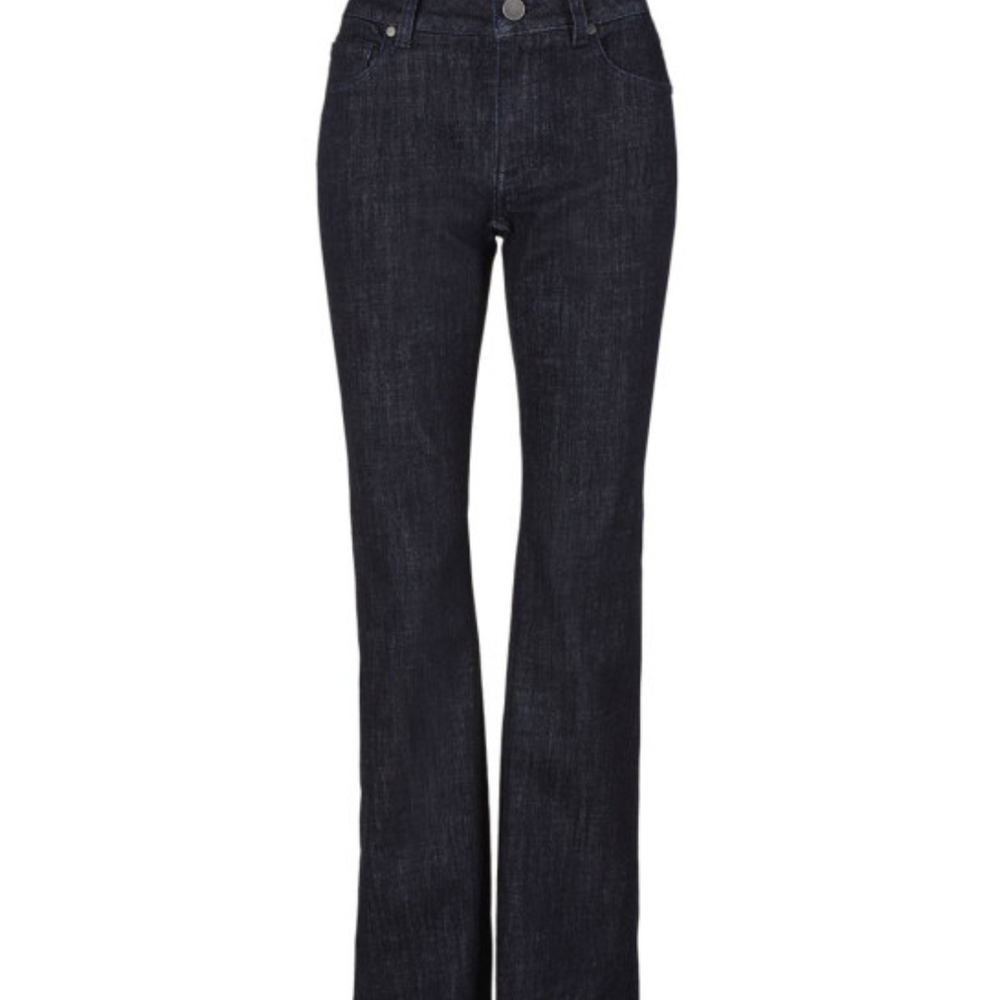 CABI Trouser Jean Dark Wash Wide Leg